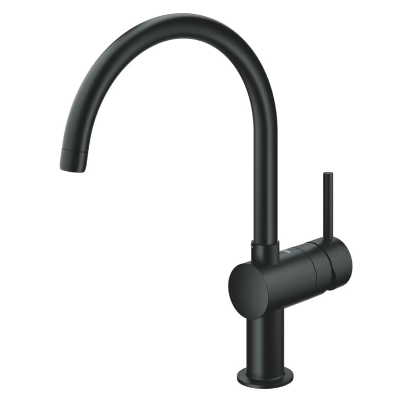 Смеситель Minta чёрный бархат Grohe (32917KS0) (уценка)