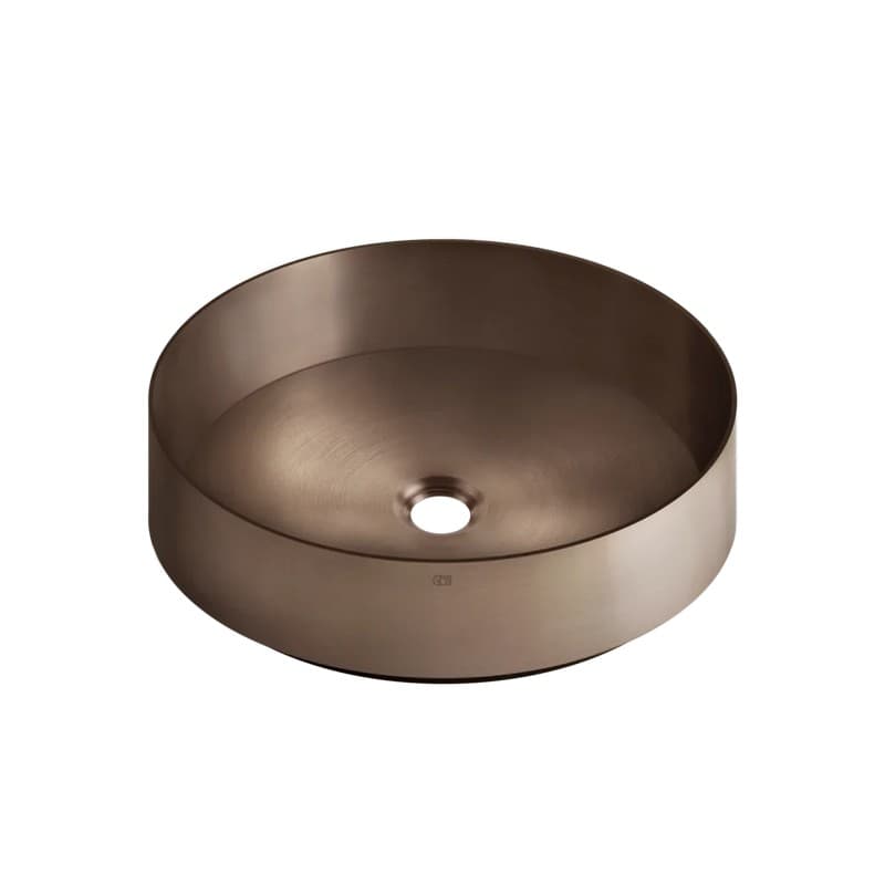 Умивальник Inciso накладний на стільницю, 40 см Copper Bruched PVD (54601708) Gessi Умивальник Inciso накладний на стільницю, 40 см Copper Bruched PVD (54601708) Gessi