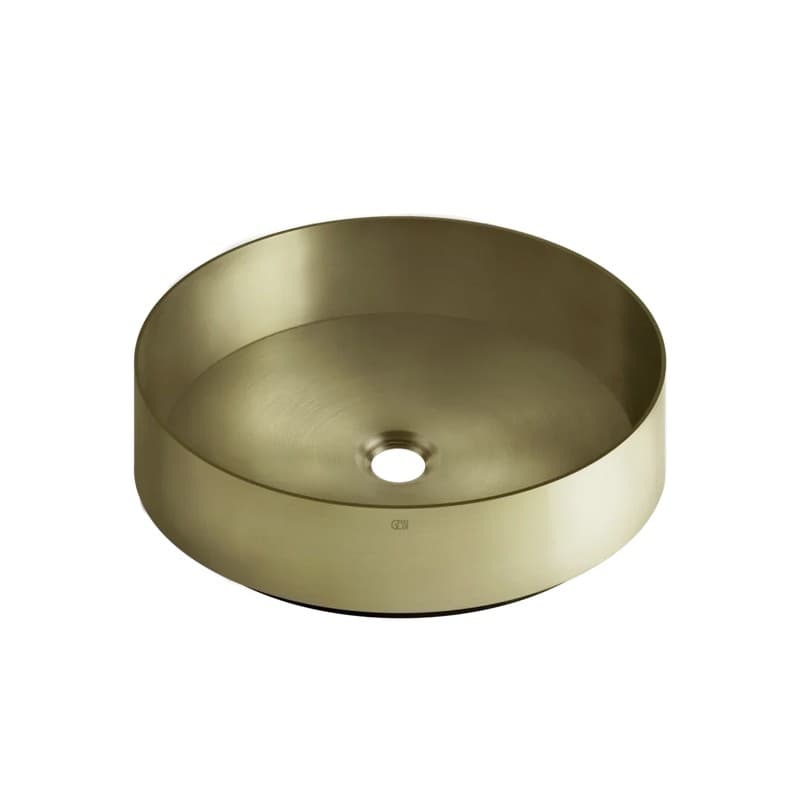 Умивальник Inciso накладний на стільницю, 40 см Bruched Brass PVD (54601727) Gessi Умивальник Inciso накладний на стільницю, 40 см Bruched Brass PVD (54601727) Gessi