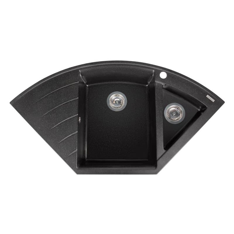Кухонна мийка EUROPE black shine mirastone Miraggio