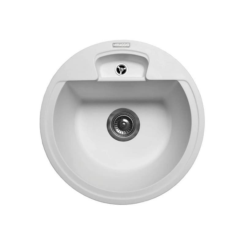 Кухонна мийка VALENCIA white mirastone Miraggio Кухонна мийка VALENCIA white mirastone Miraggio
