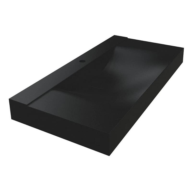 Умивальник FLY 1000 MIRASTONE black shine mirastone Miraggio