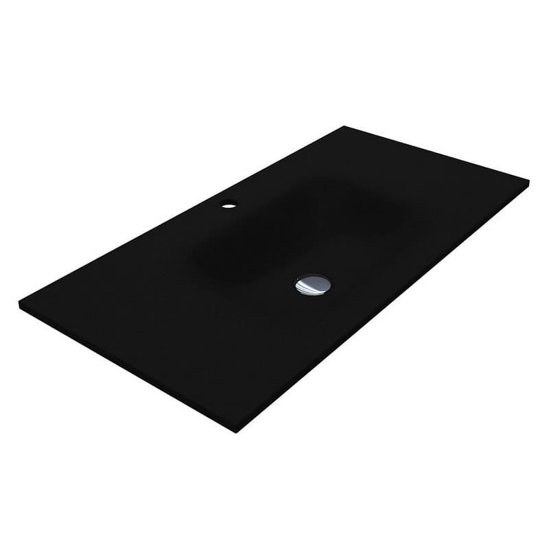 Умивальник JESSEL 900 MIRASTONE black shine mirastone Miraggio Умивальник JESSEL 900 MIRASTONE black shine mirastone Miraggio