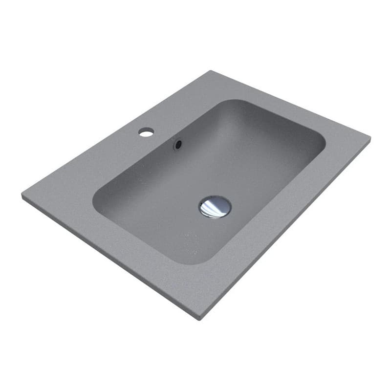 Умивальник DELLA 600 MIRASTONE gray mirastone Miraggio Умивальник DELLA 600 MIRASTONE gray mirastone Miraggio