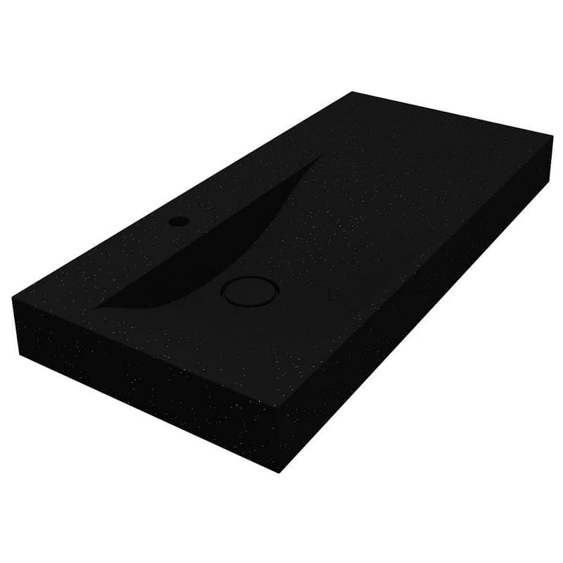 Умивальник VIOLA 1000 L MIRASTONE black shine mirastone Miraggio Умивальник VIOLA 1000 L MIRASTONE black shine mirastone Miraggio