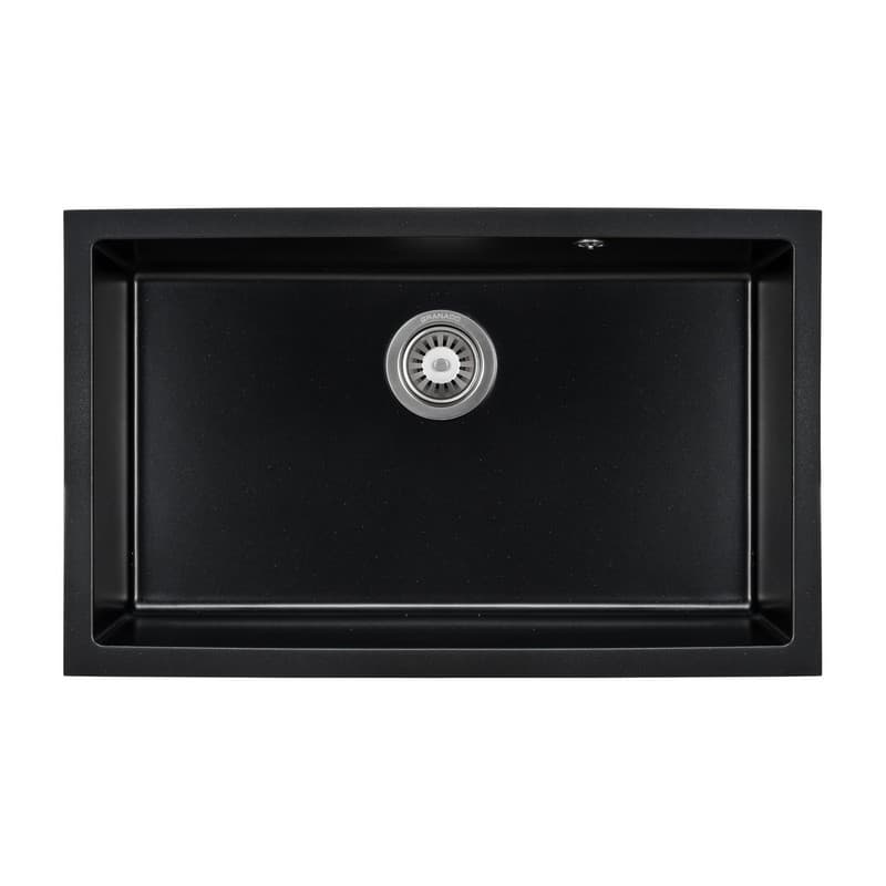 Мийка UNDER TOP XL black shine (752*460mm.) граніт Granado