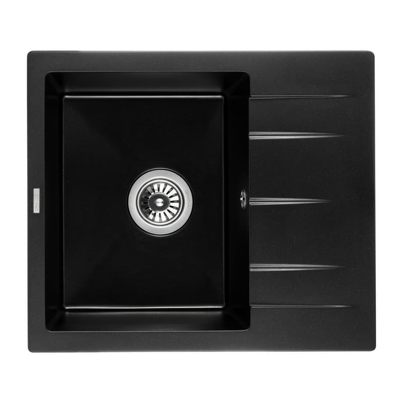 Мийка MADRID black shine (580*500mm.) граніт Granado Мийка MADRID black shine (580*500mm.) граніт Granado