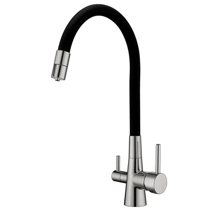 Змішувач комбінований FKM 3126 SS Flex Inox Fabiano Змішувач комбінований FKM 3126 SS Flex Inox Fabiano