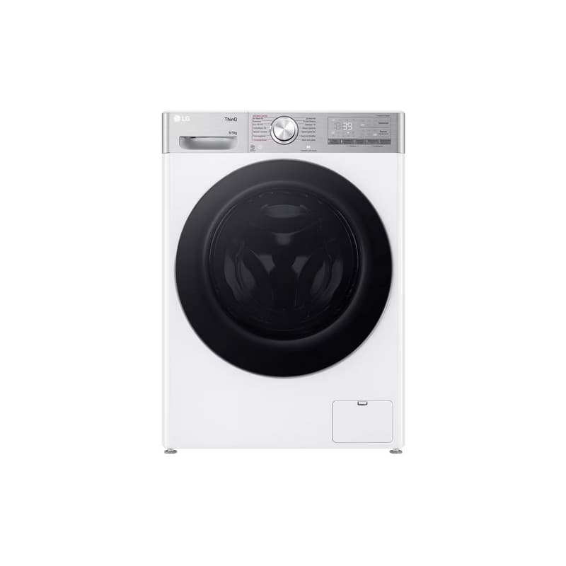 Прально-сушильна машина F2R9FC2E 9(5)кг, 1200, А, 48см, пара, інвертор, EcoHybrid, білий, LG Прально-сушильна машина F2R9FC2E 9(5)кг, 1200, А, 48см, пара, інвертор, EcoHybrid, білий, LG