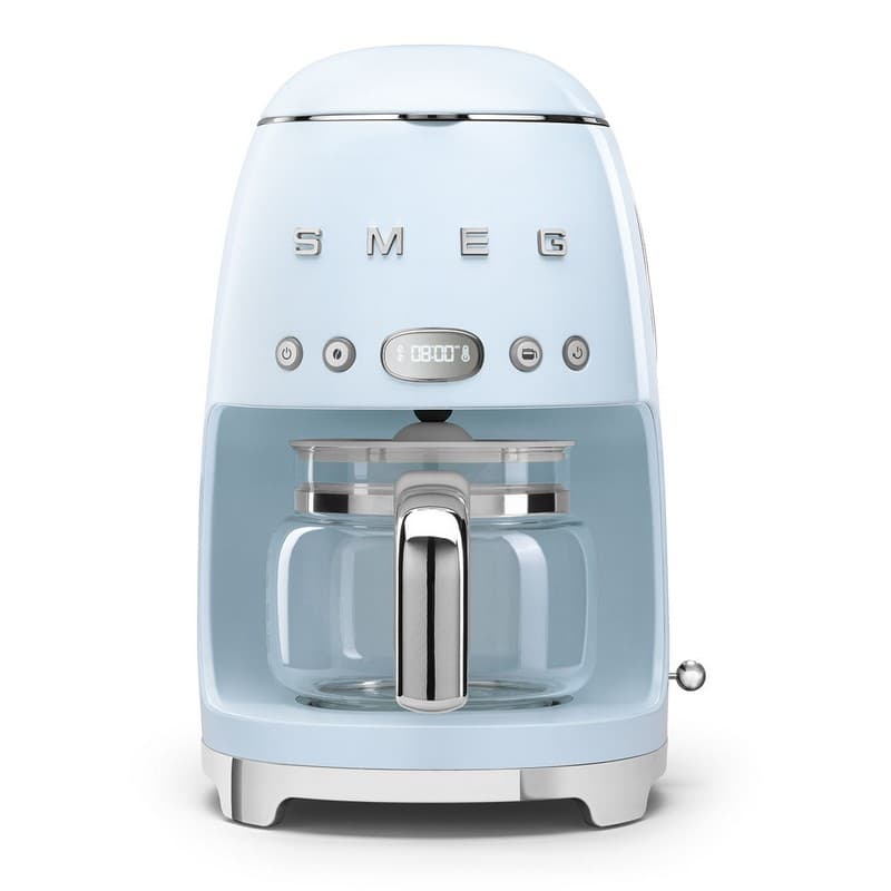Кавоварка крапельна DCF02PBEU пастельно-блакитний Smeg (50'S RETRO STYLE) Кавоварка крапельна DCF02PBEU пастельно-блакитний Smeg (50'S RETRO STYLE)