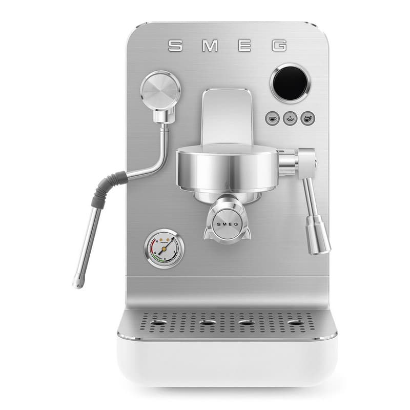 Кавоварка еспресо Міні Про EMC02WHMEU білий матовий Smeg (COLLEZIONE)