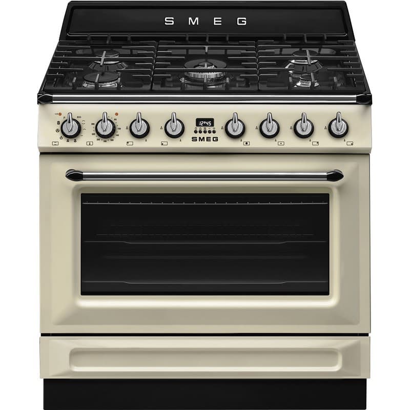Варильний центр TR90GPP 90 см кремовий Smeg (VICTORIA)