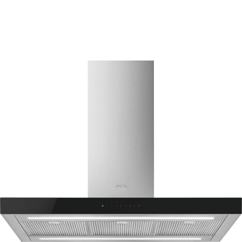 Витяжка острівна KBTI9L4VN 90 см нержавіюча сталь Smeg (UNIVERSAL) Витяжка острівна KBTI9L4VN 90 см нержавіюча сталь Smeg (UNIVERSAL)