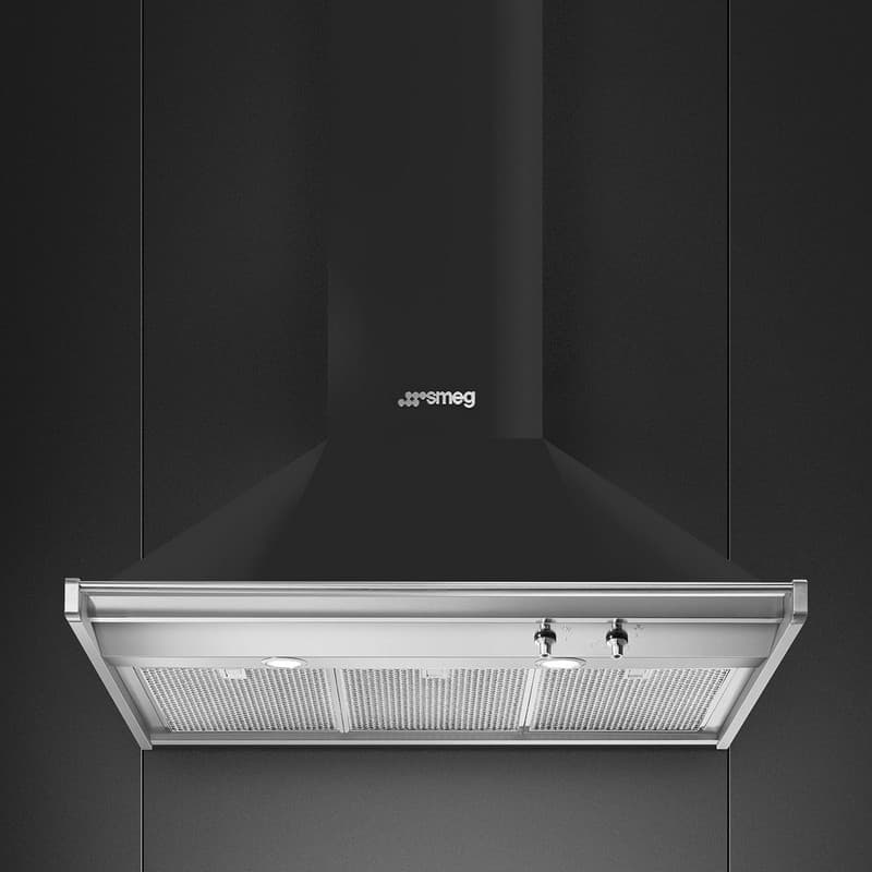 Витяжка пристінна KD90HAE 90 см антрацит Smeg (CLASSICA) Витяжка пристінна KD90HAE 90 см антрацит Smeg (CLASSICA)