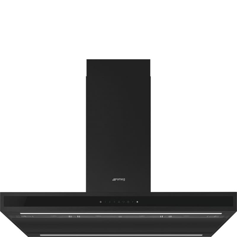 Витяжка острівна KLTI9L4MB 90 см чорний матовий Smeg (UNIVERSAL) Витяжка острівна KLTI9L4MB 90 см чорний матовий Smeg (UNIVERSAL)