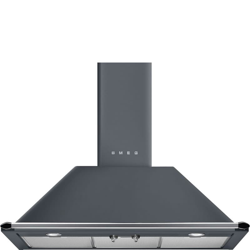 Витяжка пристінна KT90GRE 90 см, сірий Smeg (VICTORIA) Витяжка пристінна KT90GRE 90 см, сірий Smeg (VICTORIA)