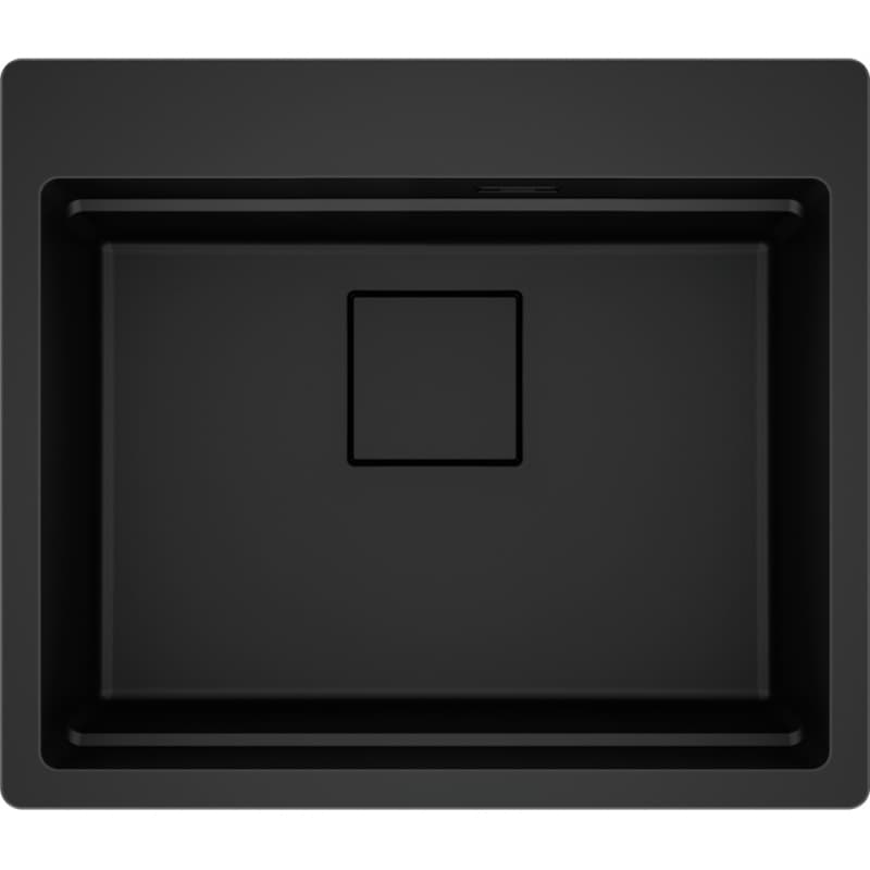 Мийка граніт KNG PRO 610-53 Black Edition чорний матовий Franke (114.0749.410)