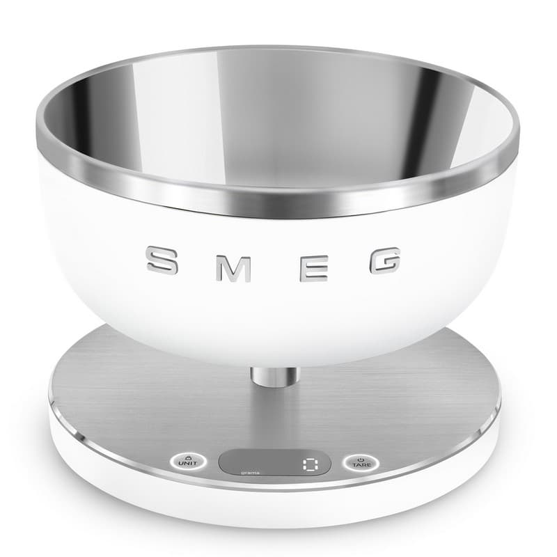 Кухонні ваги KSC01WHMWW цифрові, білий матовий Smeg (COLLEZIONE) Кухонні ваги KSC01WHMWW цифрові, білий матовий Smeg (COLLEZIONE)