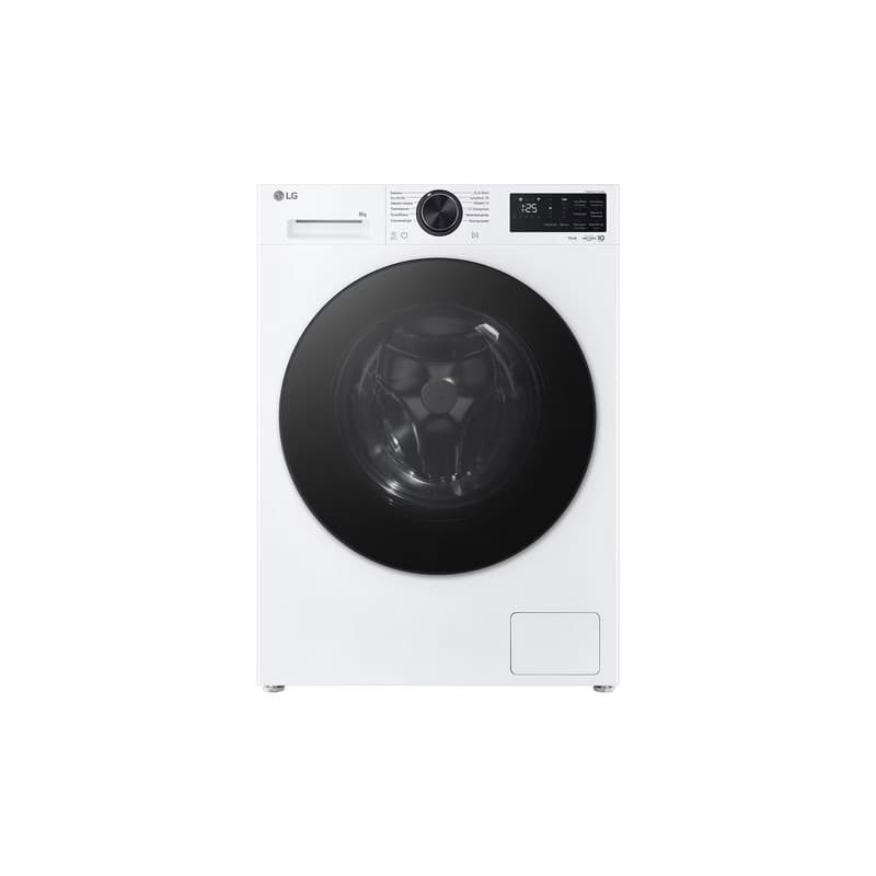 Пральна машина F2X5PS5W 8кг, 1200, A, 48см, пара, інвертор, білий LG Пральна машина F2X5PS5W 8кг, 1200, A, 48см, пара, інвертор, білий LG