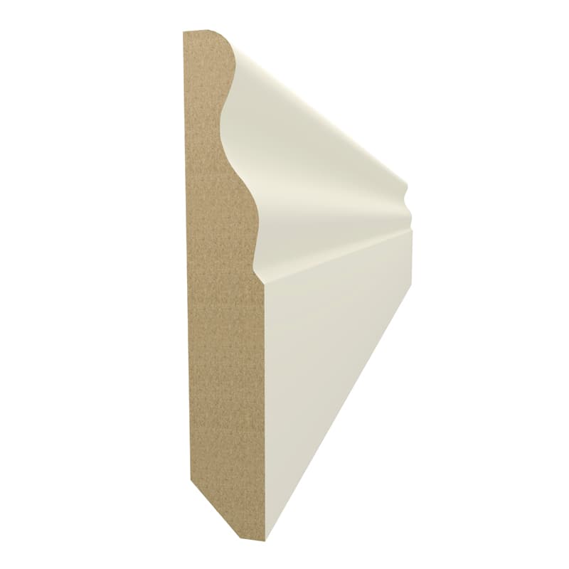 Плінтус MDF AGT SPR-7008 730 Кремовий шовк Soft Touch 2800х100х16 мм (уп.8 шт.)