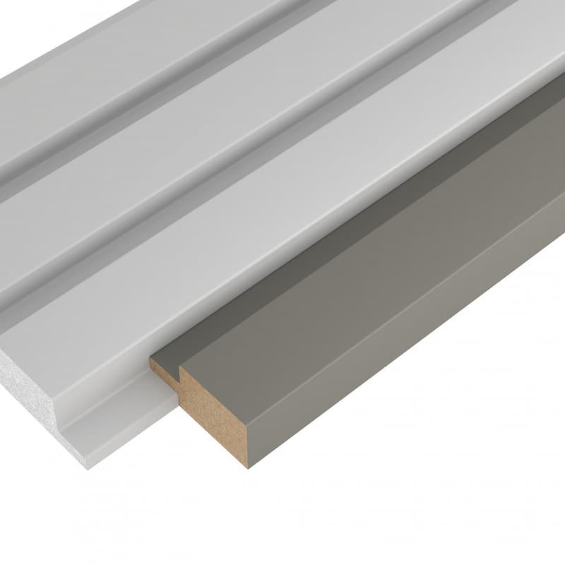 Панель заглушка AGT LB-3771-B 740 Серый беж Soft Touch 2800х38х18мм