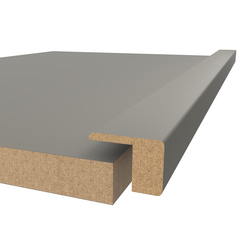 Рамочный профиль МДФ AGT MP-1041 728 Серый шелк Soft Touch 2800х30х18mm