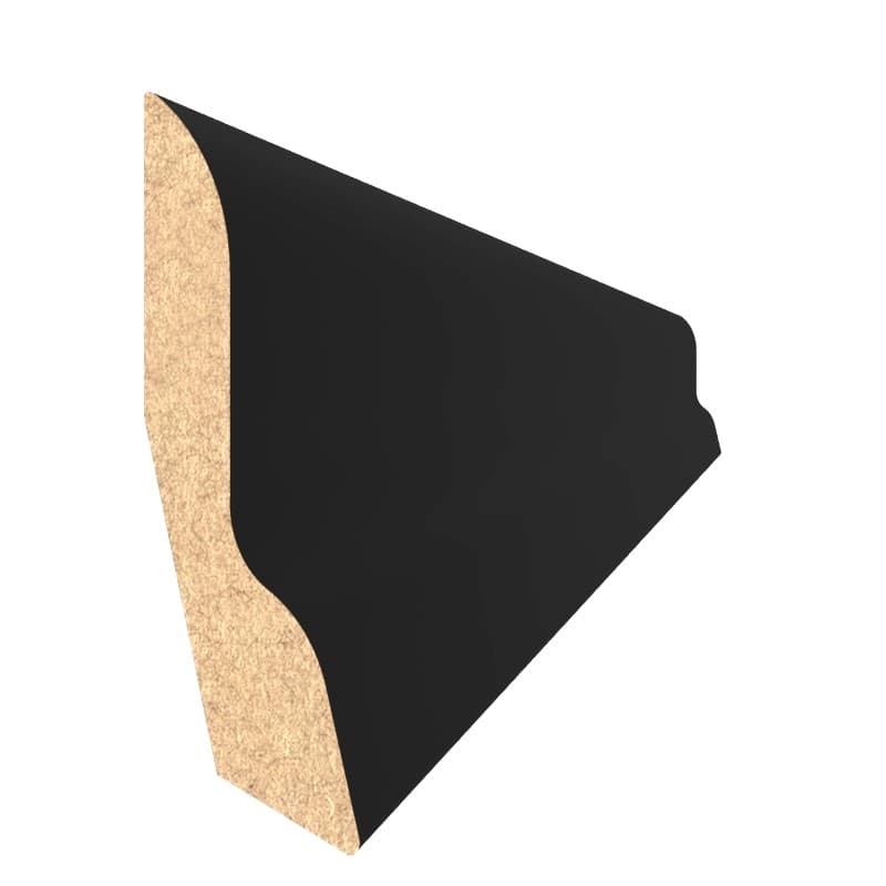 Плінтус MDF AGT SPR-5030 723 Чорний шовк (уп.18 шт.)