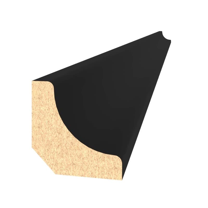 Плінтус MDF AGT SPR-6050 723 Чорний шовк (уп.28 шт.) Плінтус MDF AGT SPR-6050 723 Чорний шовк (уп.28 шт.)