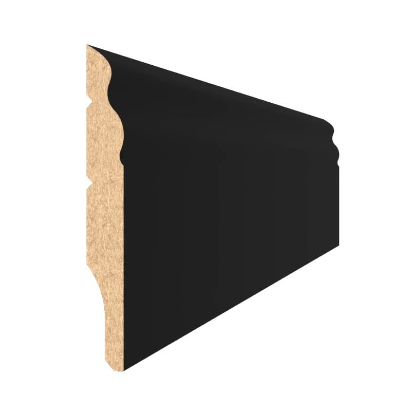 Плінтус MDF AGT SPR-8100 723 Чорний шовк (уп.10 шт.) Плінтус MDF AGT SPR-8100 723 Чорний шовк (уп.10 шт.)