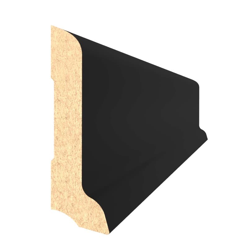 Плінтус MDF AGT SPR-5040 723 Чорний шовк (уп.12 шт.) Плінтус MDF AGT SPR-5040 723 Чорний шовк (уп.12 шт.)