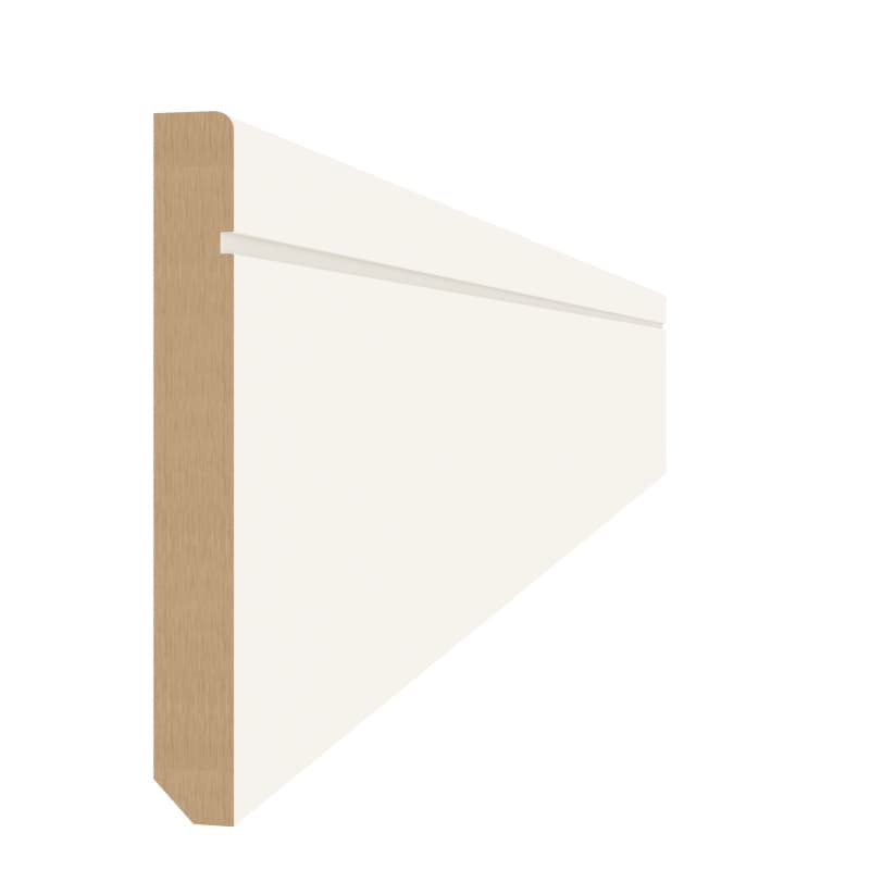 Плинтус MDF AGT SPR-9029 366 Бьянко 2800х100х12 мм (уп.10 шт.)