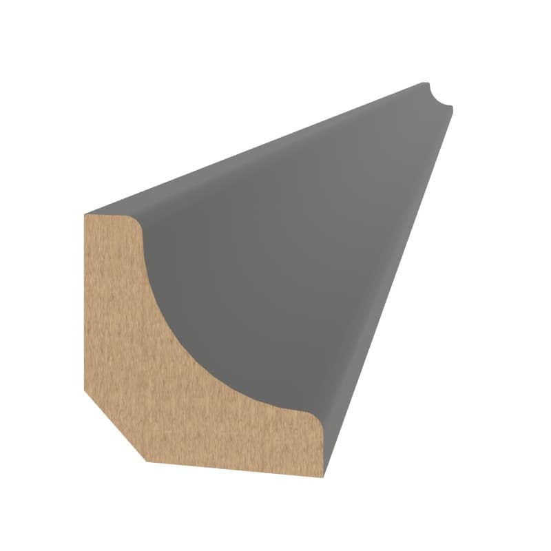 Плінтус MDF AGT SPR-6050 726 Темно-сірий шовк (уп.28 шт.)