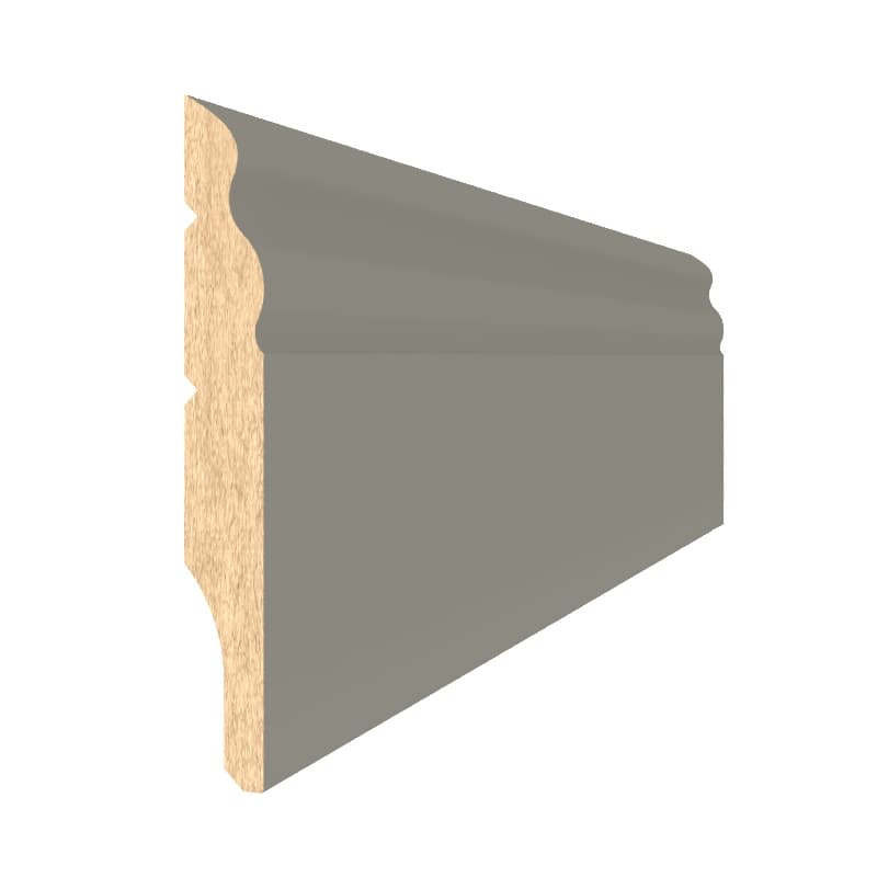 Плінтус MDF AGT SPR-8100 728 Сірий шовк Soft Touch (уп. 10 шт.)