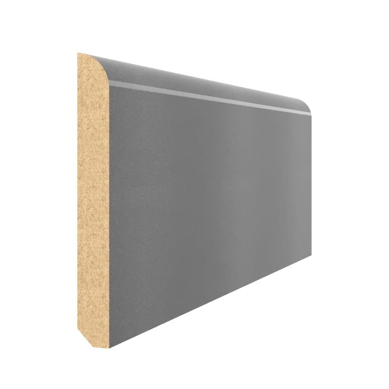 Плінтус MDF AGT SPR-9011 608 Антрацит металевий (уп.10 шт.) Плінтус MDF AGT SPR-9011 608 Антрацит металевий (уп.10 шт.)