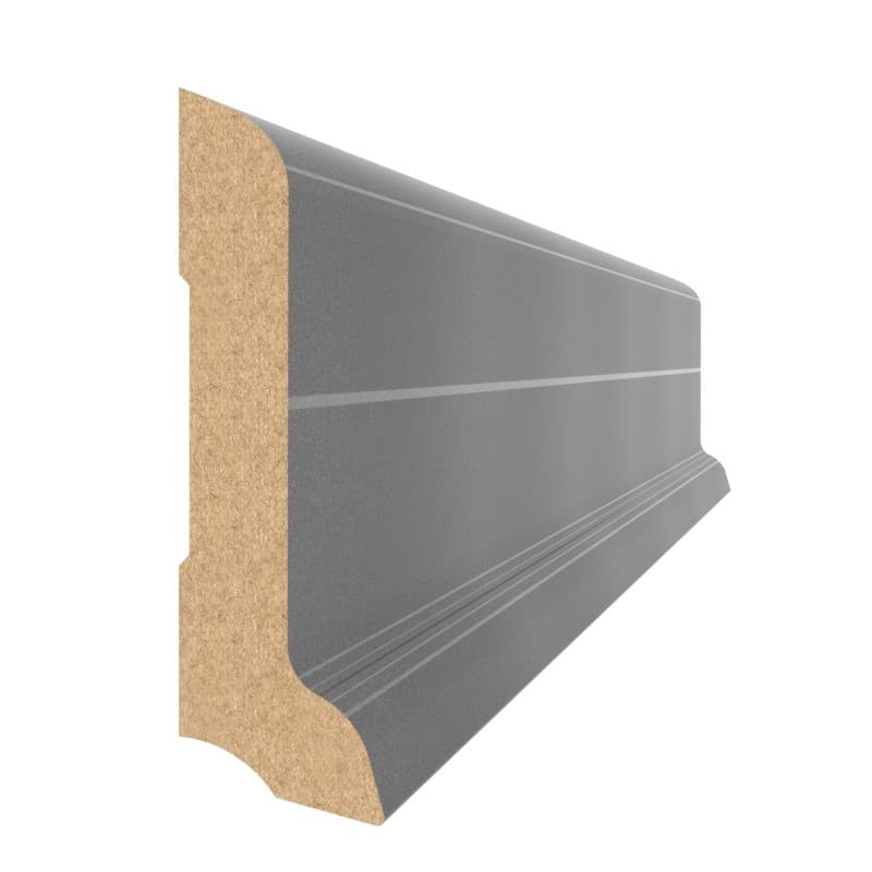 Плінтус MDF AGT SPR-5040 608 Антрацит металевий (уп.12 шт.)