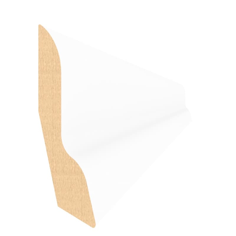 Плінтус MDF AGT SPR-5030 3072 Лакований білий (уп.18 шт.) Плінтус MDF AGT SPR-5030 3072 Лакований білий (уп.18 шт.)