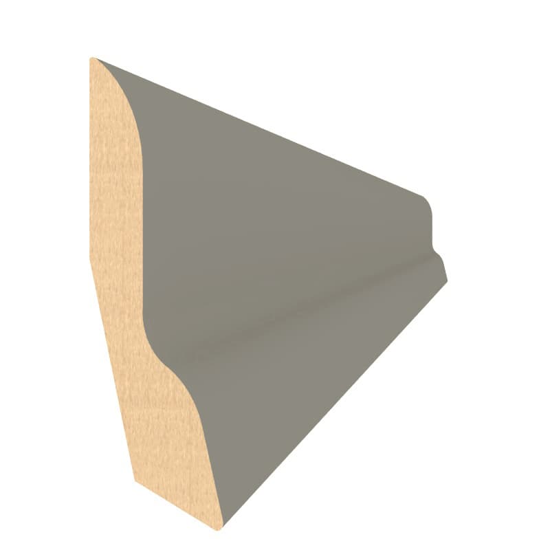 Плінтус MDF AGT SPR-5030 3067 Лакований сірий (уп.18 шт.)