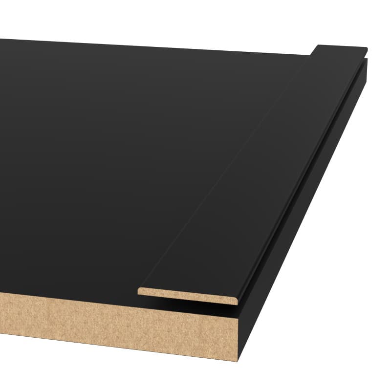 Декоративный профиль (молдинг) МДФ AGT MP-1116 723 Черный шелк Soft Touch 2800х40х3мм Декоративный профиль (молдинг) МДФ AGT MP-1116 723 Черный шелк Soft Touch 2800х40х3мм