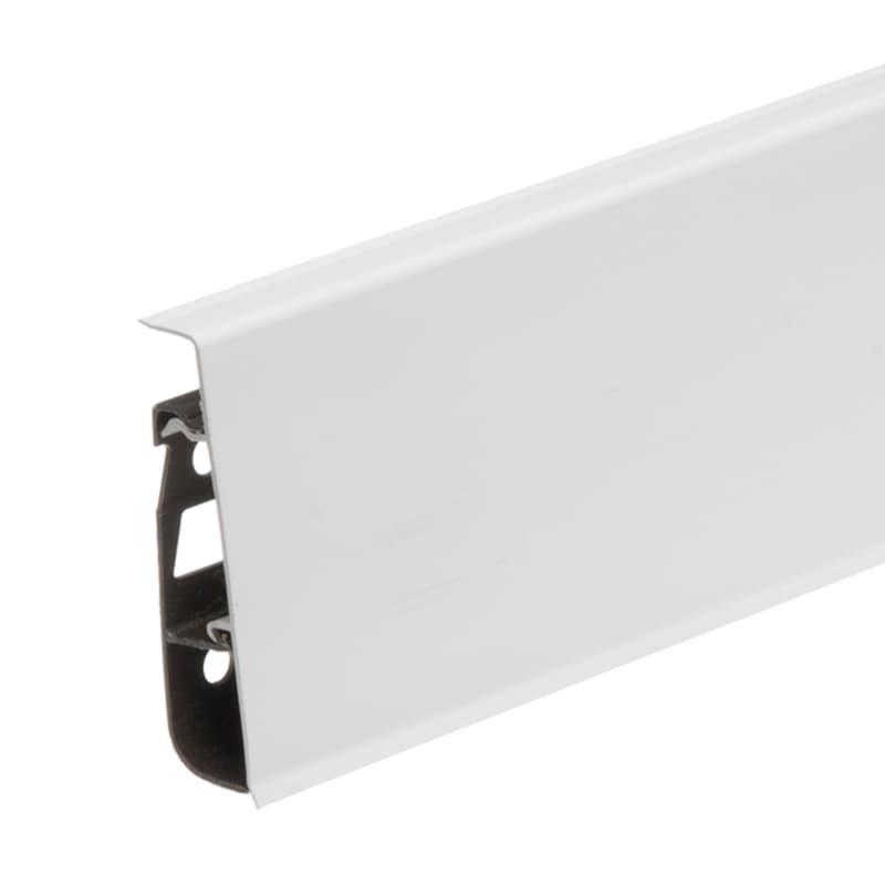 Плинтус ПВХ Cezar Hi Line Prestige M089 Белый матовый 2500х74х22 Плинтус ПВХ Cezar Hi Line Prestige M089 Белый матовый 2500х74х22