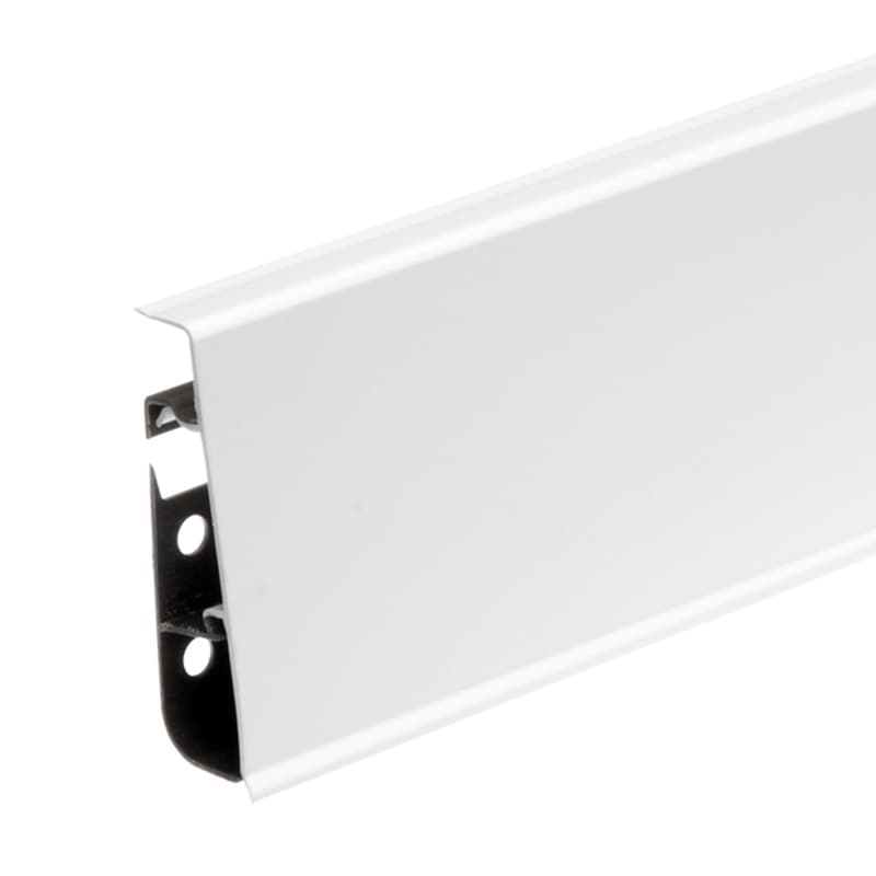 Плінтус ПВХ Cezar Hi Line Prestige P089 Білий глянець 2500х74х22 Плінтус ПВХ Cezar Hi Line Prestige P089 Білий глянець 2500х74х22