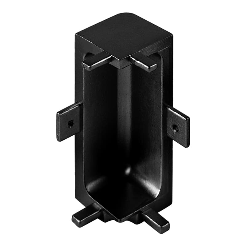 Кут 90 внутрішній для профілів GOLA з LED Ferro Fiori, type C, чорний Кут 90 внутрішній для профілів GOLA з LED Ferro Fiori, type C, чорний