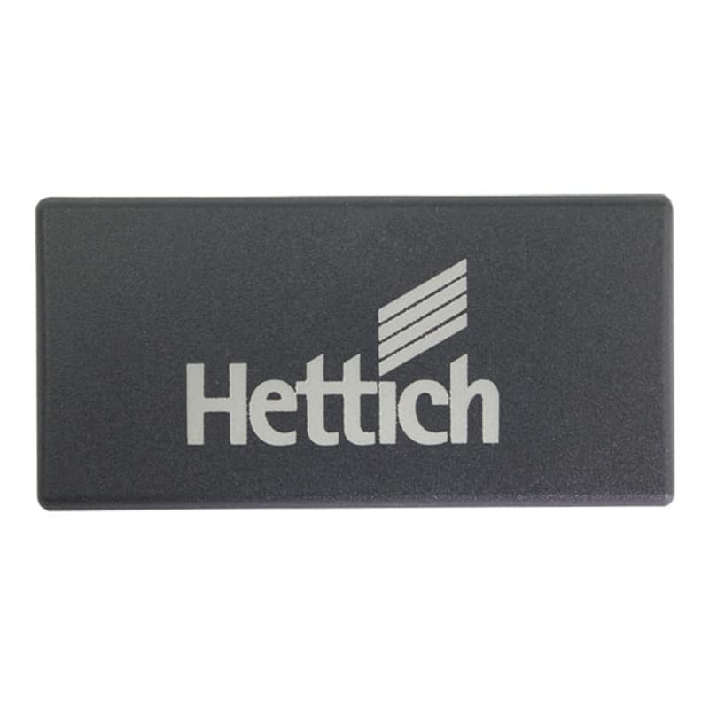 Заглушка ArciTech с логотипом "Hettich" антрацит (9123005) Hettich Заглушка ArciTech с логотипом "Hettich" антрацит (9123005) Hettich