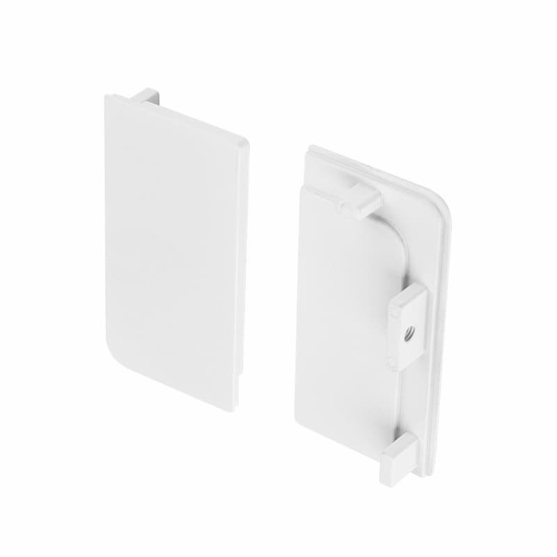 Комплект закритих заглушок Ferro Fiori для профілів GOLA з LED type L, білий Комплект закритих заглушок Ferro Fiori для профілів GOLA з LED type L, білий