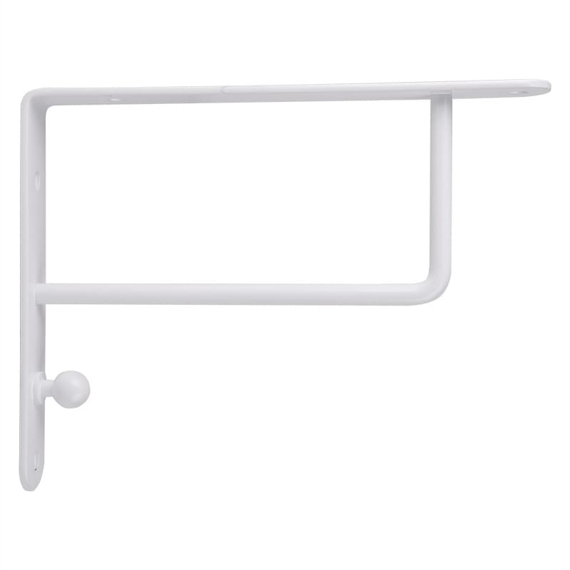 Консоль металл 195x250 прямоугольная, max 20кг, белая матовая, белая матовая Консоль металл 195x250 прямоугольная, max 20кг, белая матовая, белая матовая