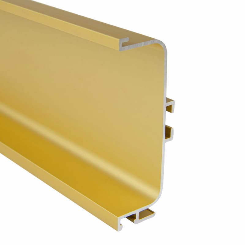 Профіль GOLA горизонтальний Ferro Fiori з пазом для LED, L = 4100 мм, type C, золото анод. Профіль GOLA горизонтальний Ferro Fiori з пазом для LED, L = 4100 мм, type C, золото анод.