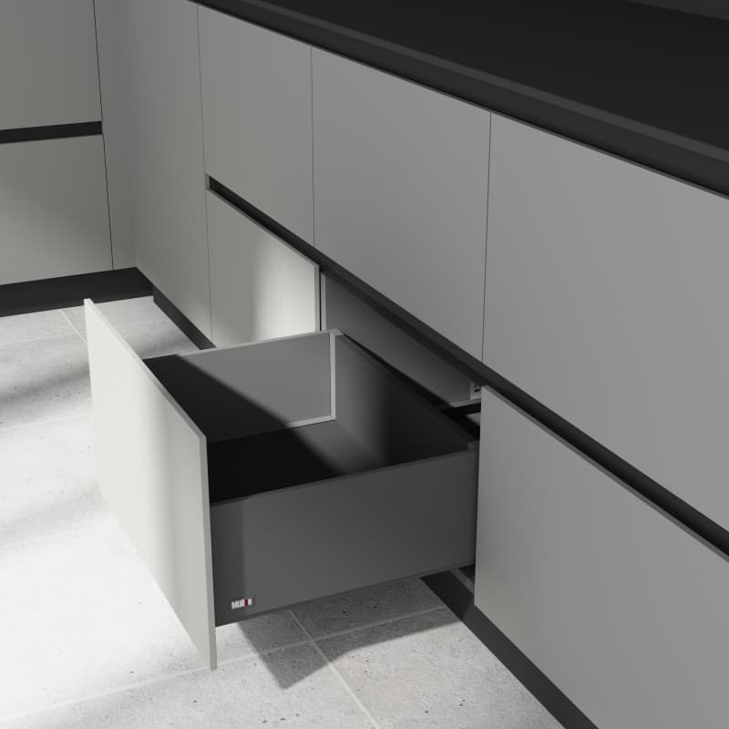 Комплект для шухляди Muller Box profi line 3D L=300 Н=178 антрацит Комплект для шухляди Muller Box profi line 3D L=300 Н=178 антрацит
