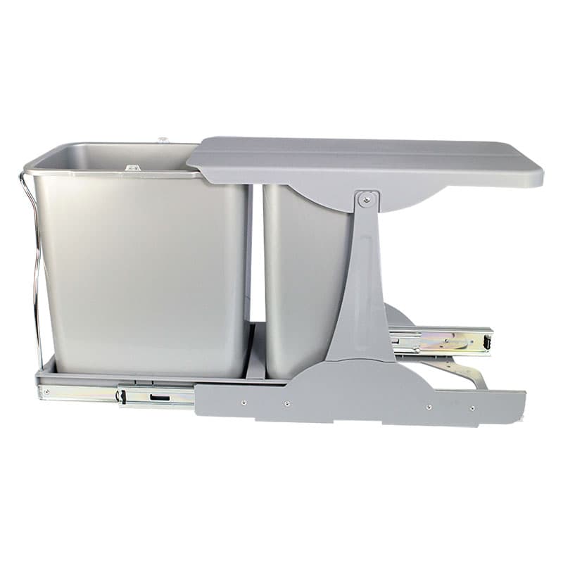 Мусорница Taurus 40 1x16+1x8л серая Muller Мусорница Taurus 40 1x16+1x8л серая Muller