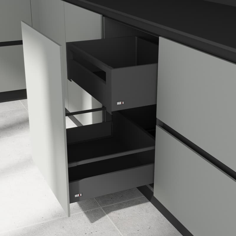 Комплект для внутрішної шухляди Muller Box profi line 3D L=550 Н=178 антрацит Комплект для внутрішної шухляди Muller Box profi line 3D L=550 Н=178 антрацит
