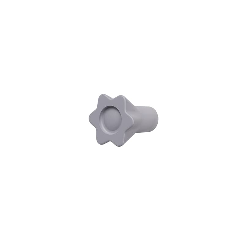 Ручка Ferro Fiori by Poliplast PL 11019.01 Светло-серая Ручка Ferro Fiori by Poliplast PL 11019.01 Светло-серая