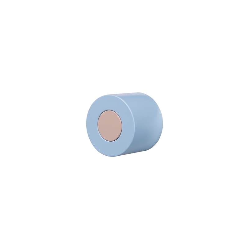 Ручка Ferro Fiori by Poliplast PL 11020.01 світло-блакитний | бежевий Ручка Ferro Fiori by Poliplast PL 11020.01 світло-блакитний | бежевий